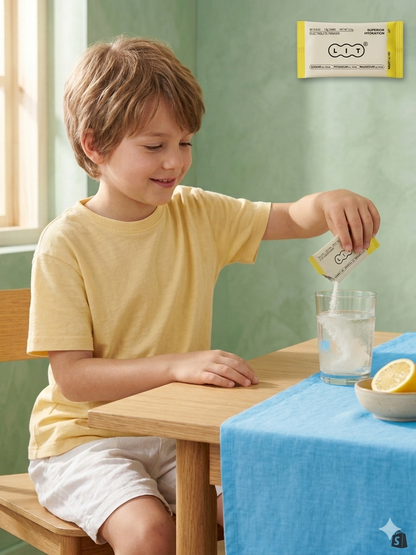 Hidratación diaria para niños y adultos.